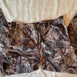 Game Winner Men's Cargo Pants Large Camo Realtree Cotton Hunting Pants 36 x 30